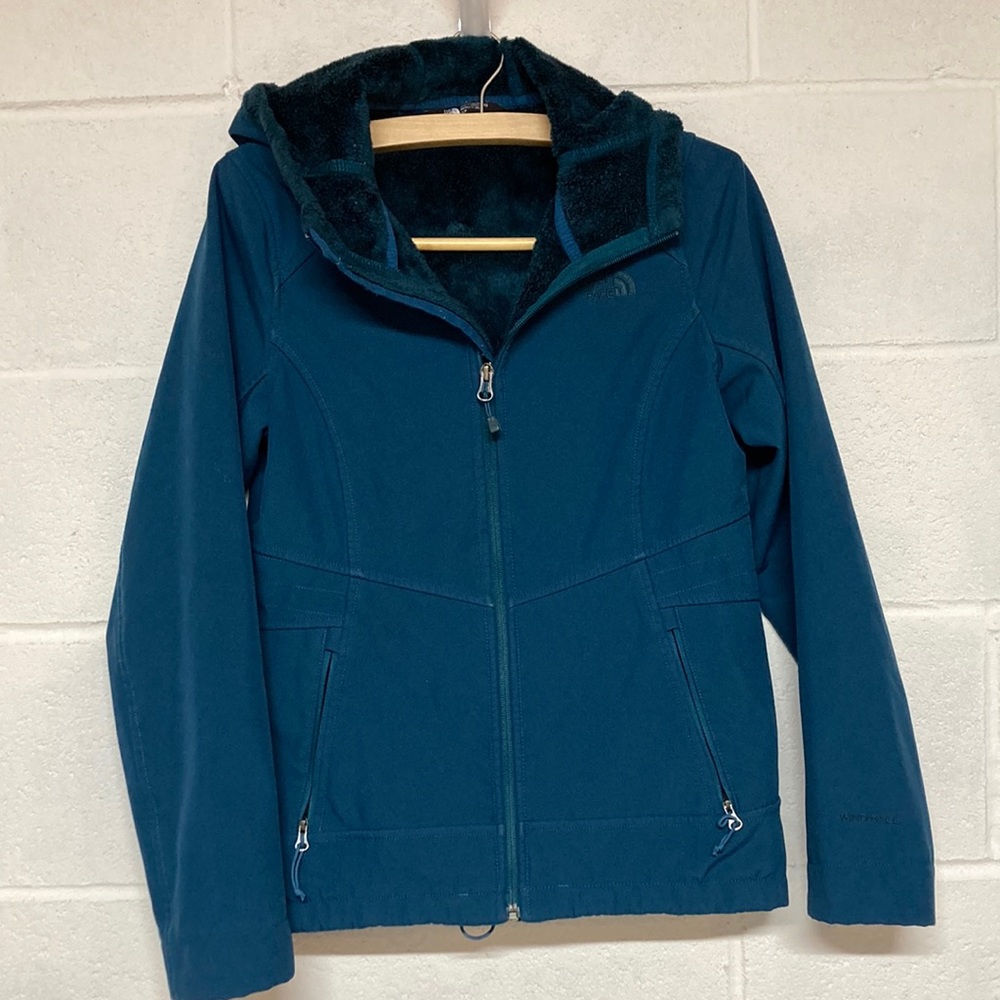 The North Face Teal Windwall Jacket
